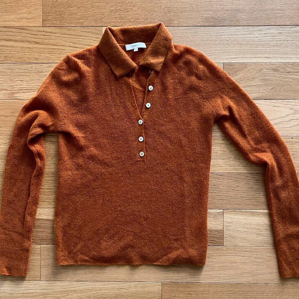 Lightweight Polo Collared Sweater - image 3